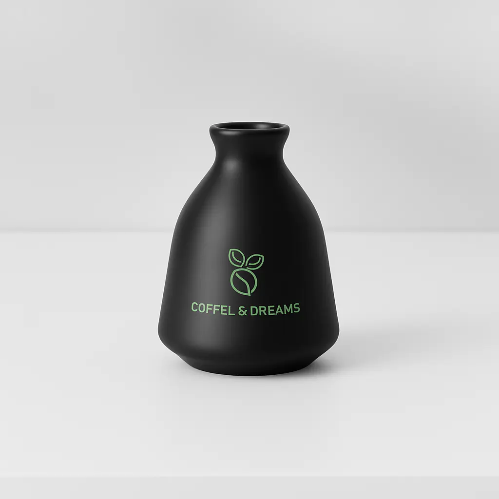 Modern Ceramic Vase - Black