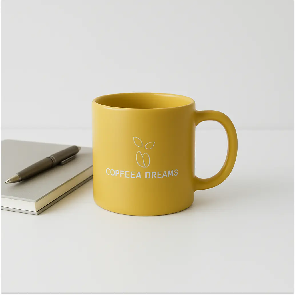 Ceramic Coffee Cup - Yellow