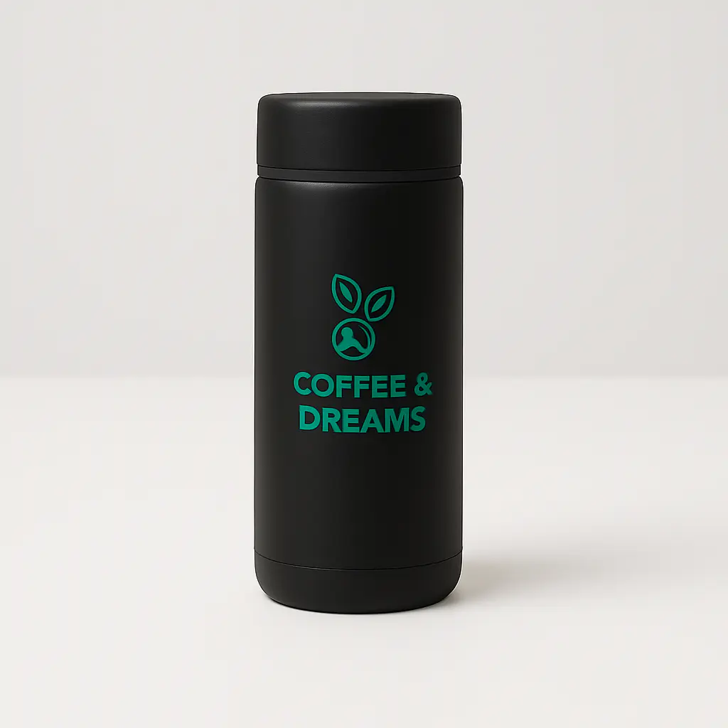Stainless Steel Thermos - Black