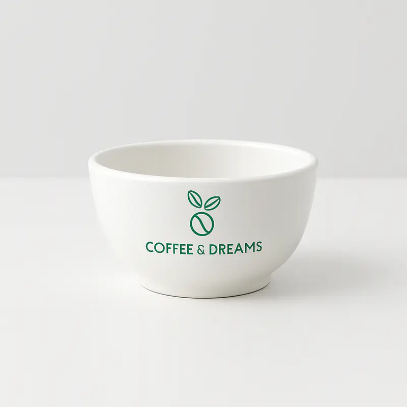 Ceramic Candy Bowl - White